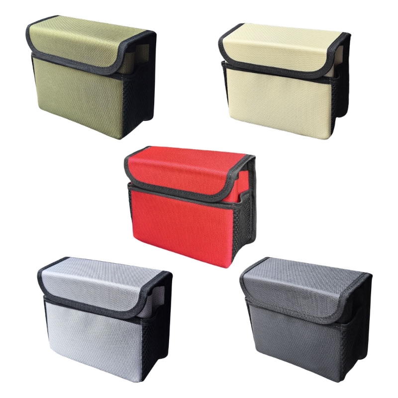 Waterproof Car Trash Can With Lid - 車の後部座席オーガナイザー収納袋ゴミ箱 ackseat 自動オーガナイザー防水 R6FB