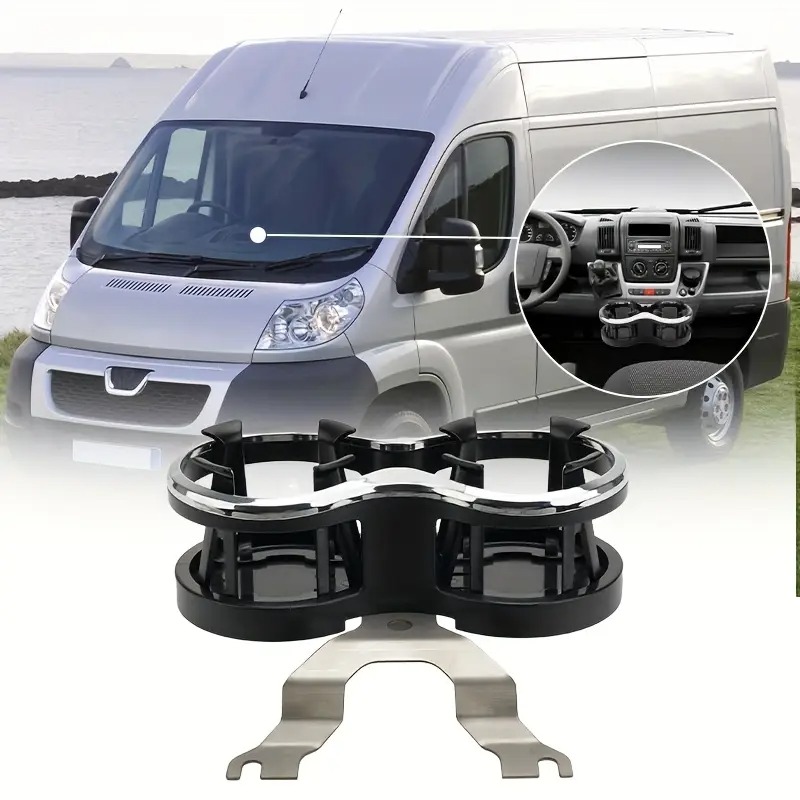 Car Accessories - RV ドリンクカップホルダー水筒ラック車内収納アクセサリープジョーボクサーフィアットデュカトシトロエンリレー 2006 2023