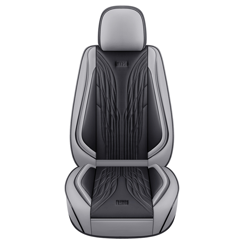Leather Car Seat Covers Full Set Universal - 新デザイン高級レザーカーシートカバー汎用フルセットシートカバー（いすゞD-Max用単色）
