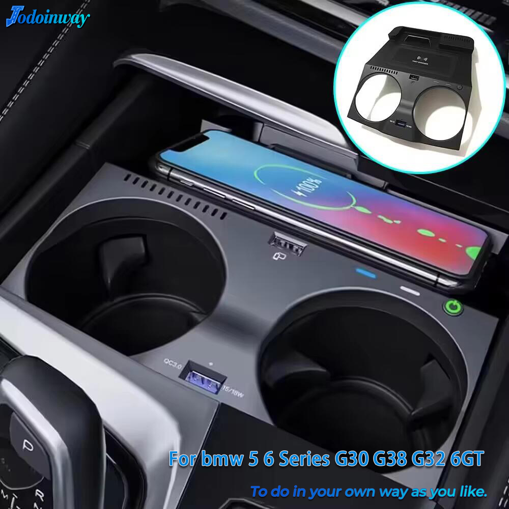 Wireless Car Charger Mount Fast Charging - 車載電話ホルダーワイヤレス充電器 BMW 5 6 シリーズ G30