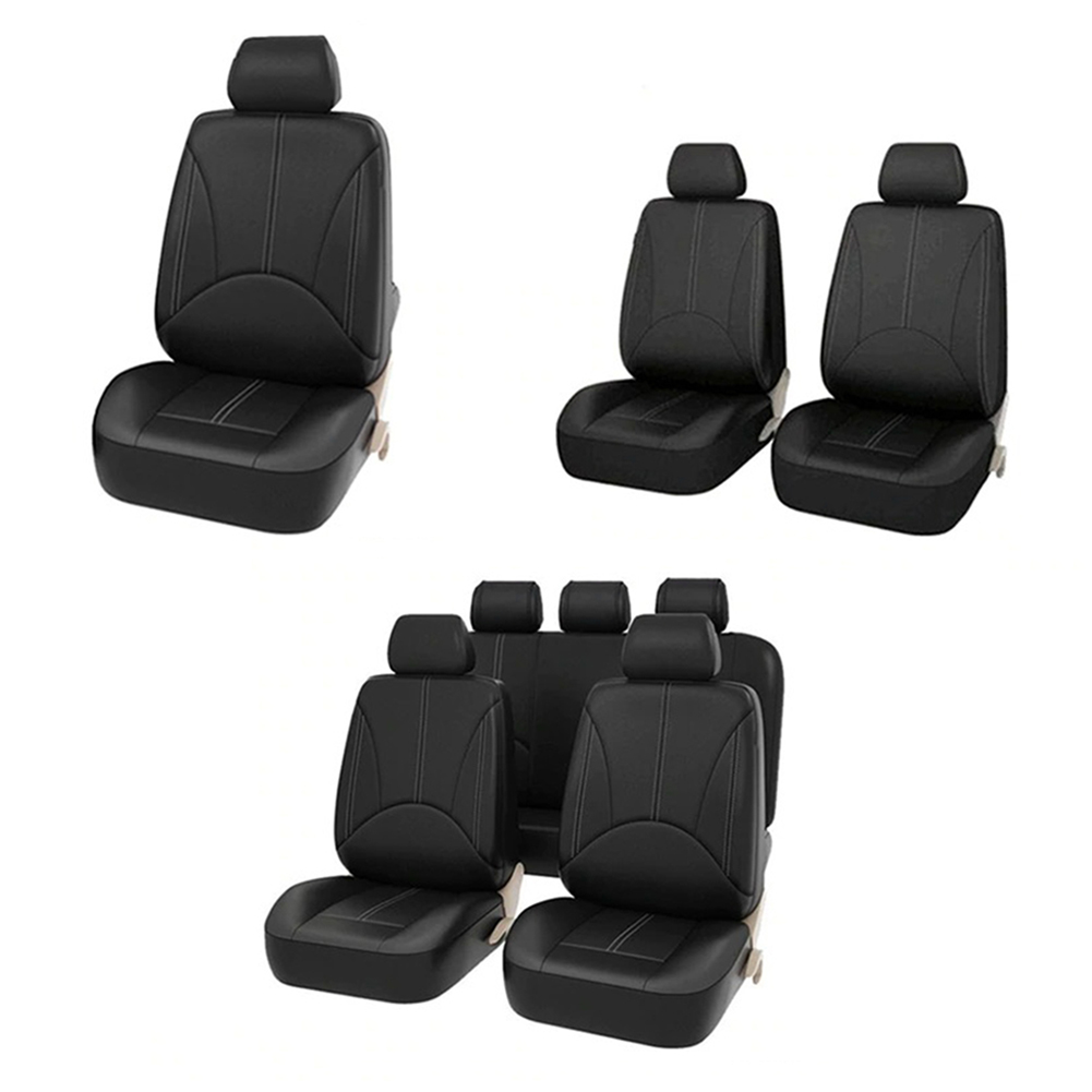 Leather Car Seat Covers Full Set Universal - レザーカーシートカバー,実用的で使いやすいデザイン,ユニバーサル,フォーシーズン