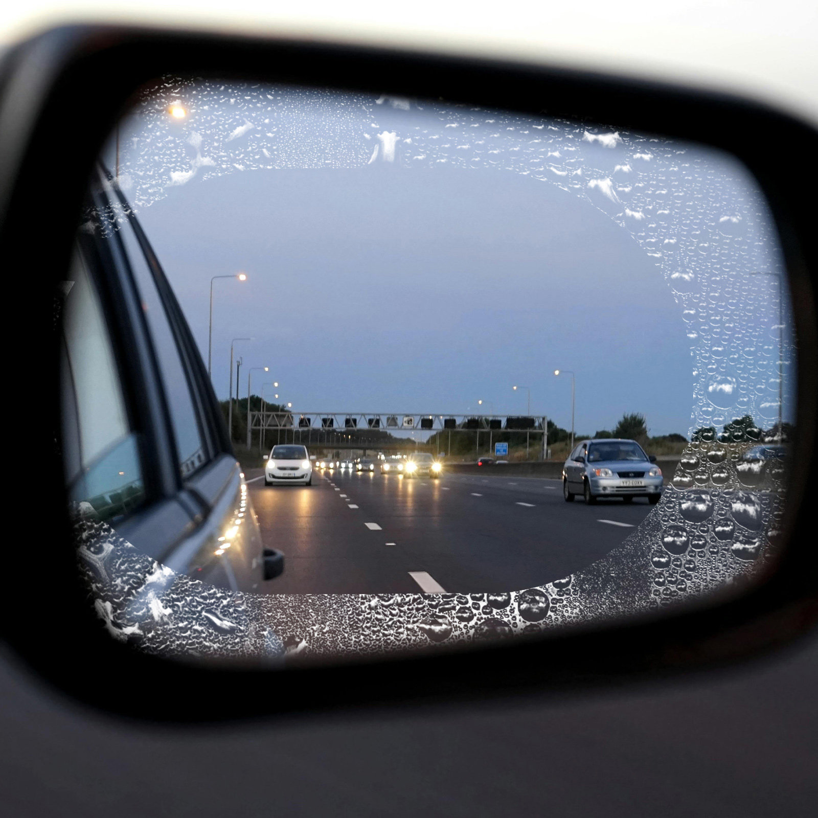Anti Glare Car Rearview Mirror Film - 20枚入り 車用バックミラー保護フィルム 防水 撥水 防雨 アンチグレア