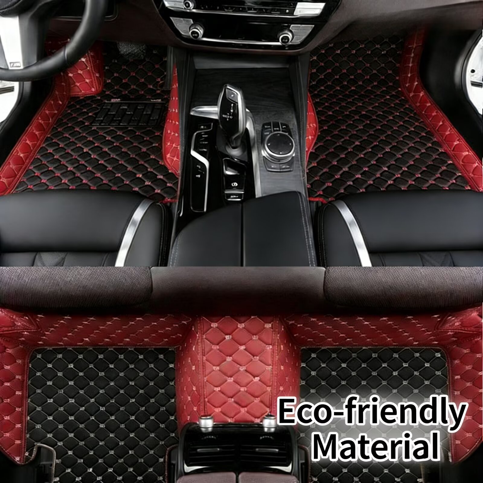 Car Floor Mats Universal Waterproof Leather - 革車のフロアマットジープリバティチェロキー KK 2008 〜 2012 ユニバーサル防水パッドカーペット