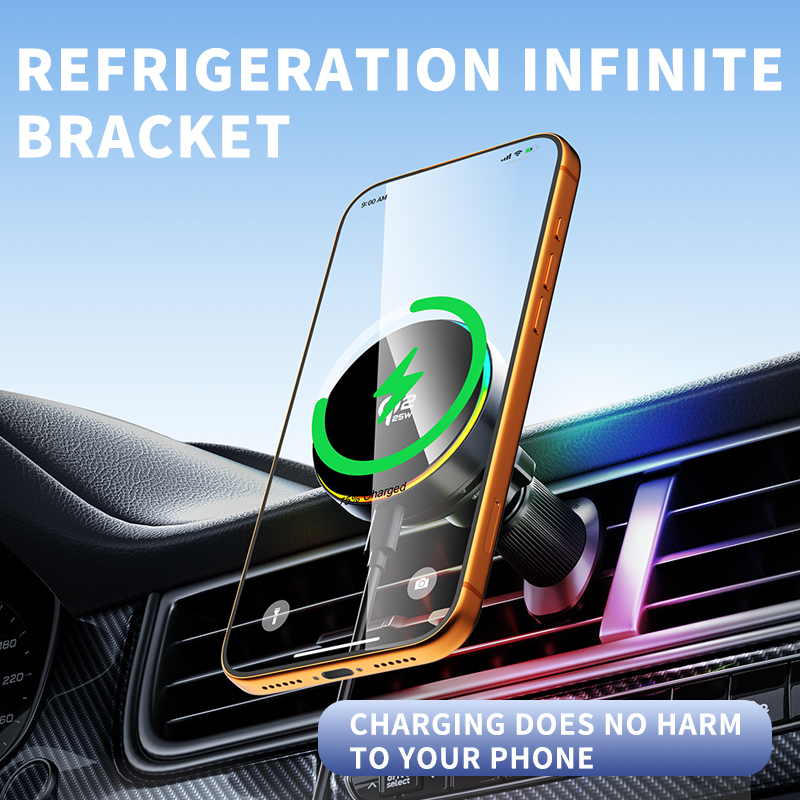 qi2.2 25W 車載ワイヤレス充電器 Magsafe対応 - Magnetic Phone Holder For Car Vent のレビューと価格