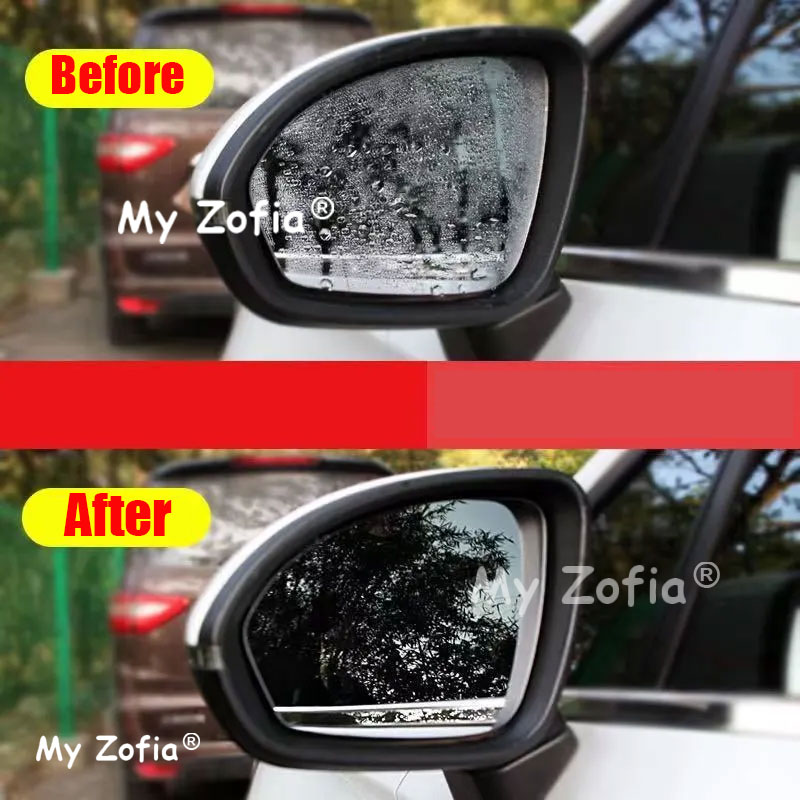 Zeekr X 2026 2027 車のバックミラー防雨フィ - Anti Glare Car Rearview Mirror Film のレビューと価格