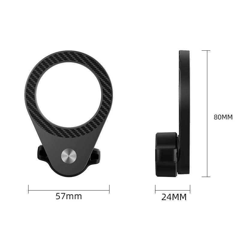 1 個のカーボンファイバー磁気自動車電話ホルダー 360 回 - Magnetic Phone Holder For Car Vent のレビューと価格