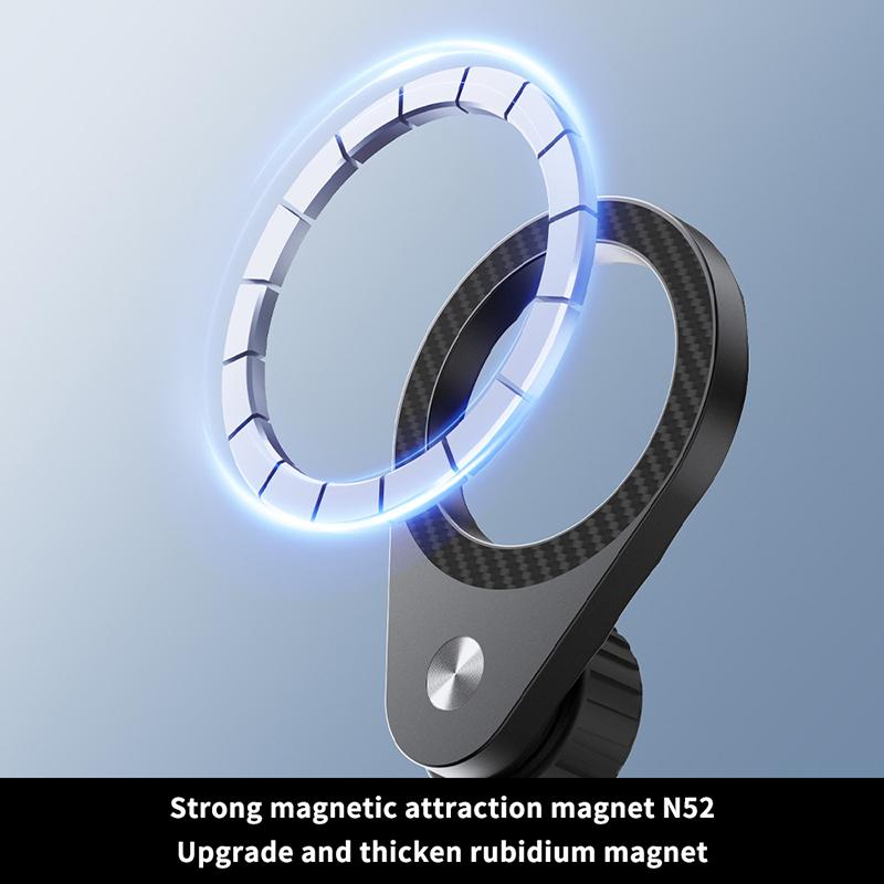 1 個のカーボンファイバー磁気自動車電話ホルダー 360 回 - Magnetic Phone Holder For Car Vent のレビューと価格