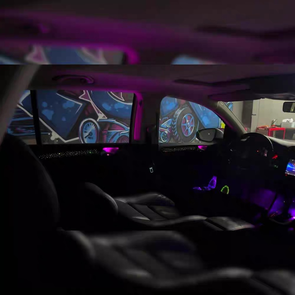 車内照明アップグレード LEDアンビエントライト VW ゴル - Led Ambient Interior Car Lights App Control のレビューと価格