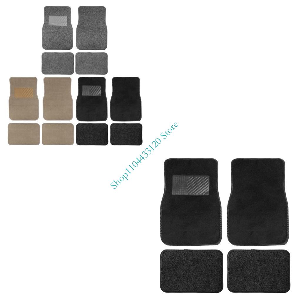 0XXD 4 個ユニバーサルカーフロアマット PVC 植毛オ - Car Floor Mats Universal Waterproof Leather のレビューと価格