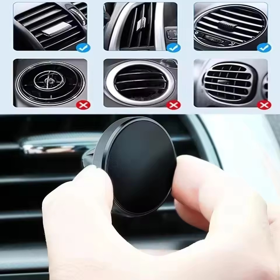 磁気式車載スマホホルダー エアコン吹き出し口用 スマートフォ - Magnetic Phone Holder For Car Vent のレビューと価格