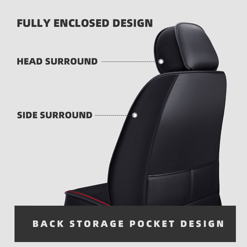 ユニバーサルカーシートカバー,PUレザーマット,完全に囲まれ - Leather Car Seat Covers Full Set Universal のレビューと価格