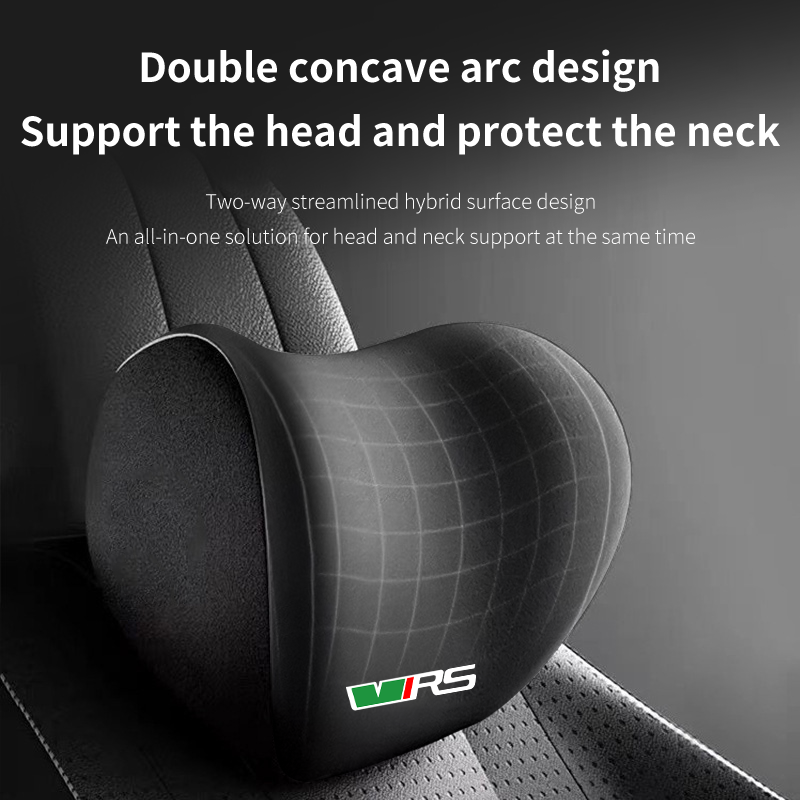 車のヘッドレストネックピローメモリーフォーム保護腰椎サポート - Memory Foam Car Neck Pillow Lumbar Support のレビューと価格