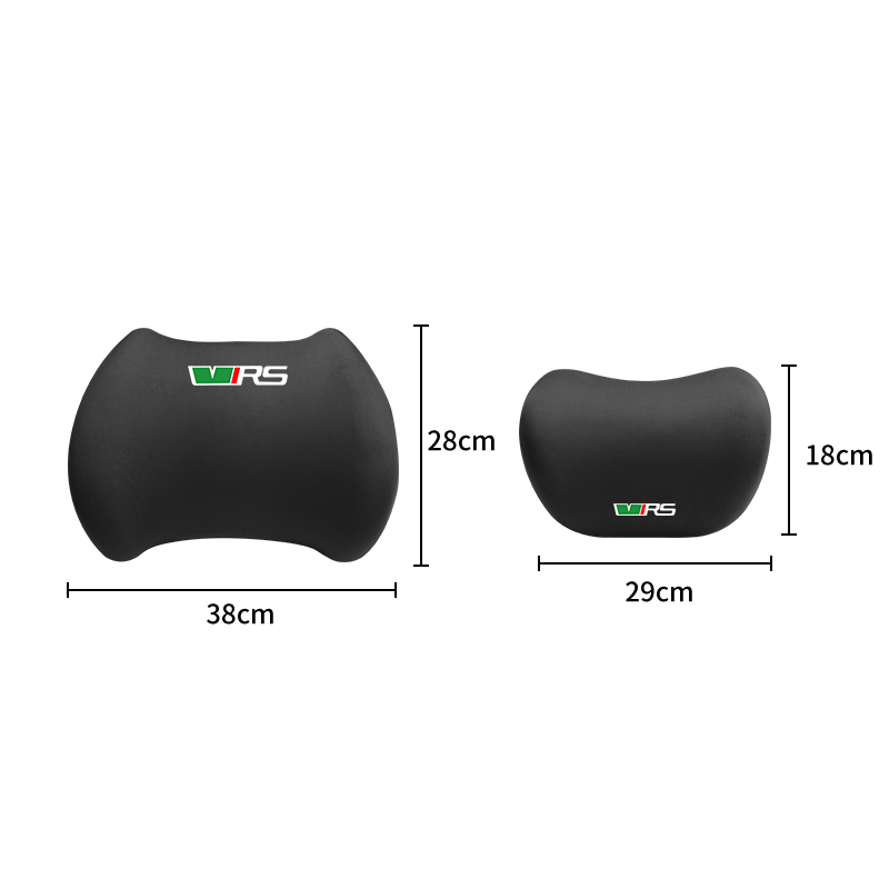 車のヘッドレストネックピローメモリーフォーム保護腰椎サポート - Memory Foam Car Neck Pillow Lumbar Support のレビューと価格