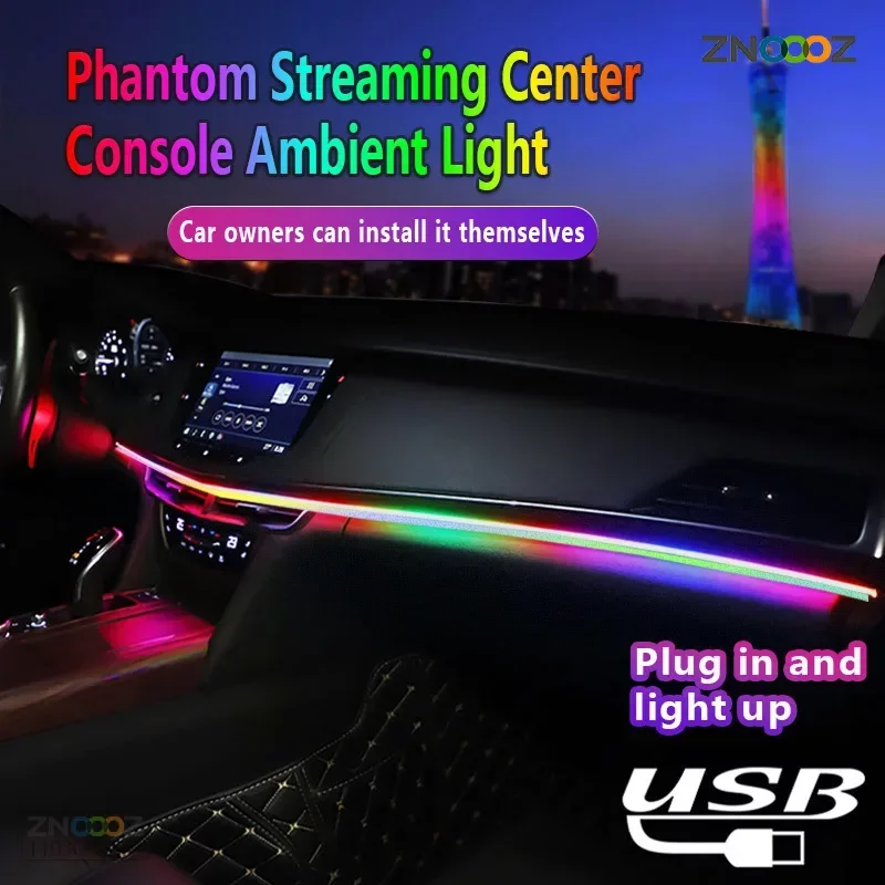 Znooz-車のインテリアrgb LEDアンビエントライト、 - Led Ambient Interior Car Lights App Control のレビューと価格