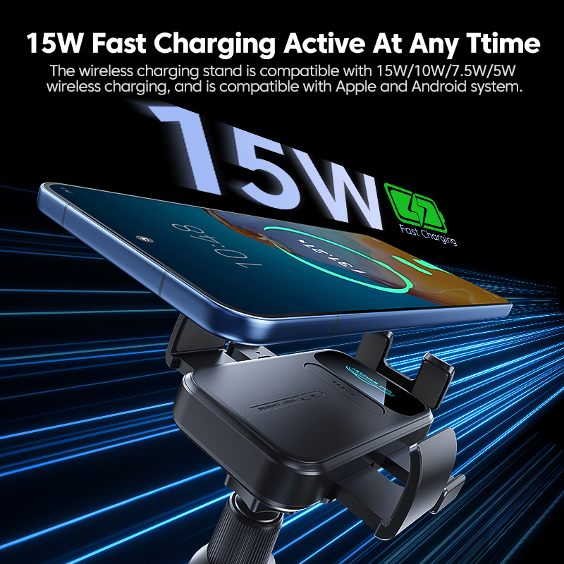 UYUXIO エアベント車載ホルダー 15W急速充電 ワイヤ - Wireless Car Charger Mount Fast Charging のレビューと価格