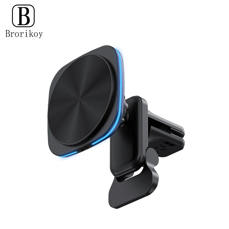マグネット式車載ワイヤレス充電器 15W急速充電 エアコン吹 - Wireless Car Charger Mount Fast Charging のレビューと価格