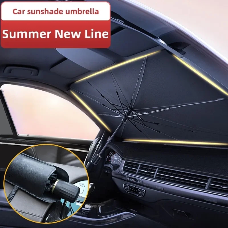 車のシート用の折りたたみ式サンシェード,フロントガラス,パラ - Car Sunshade Windshield Umbrella Foldable のレビューと価格