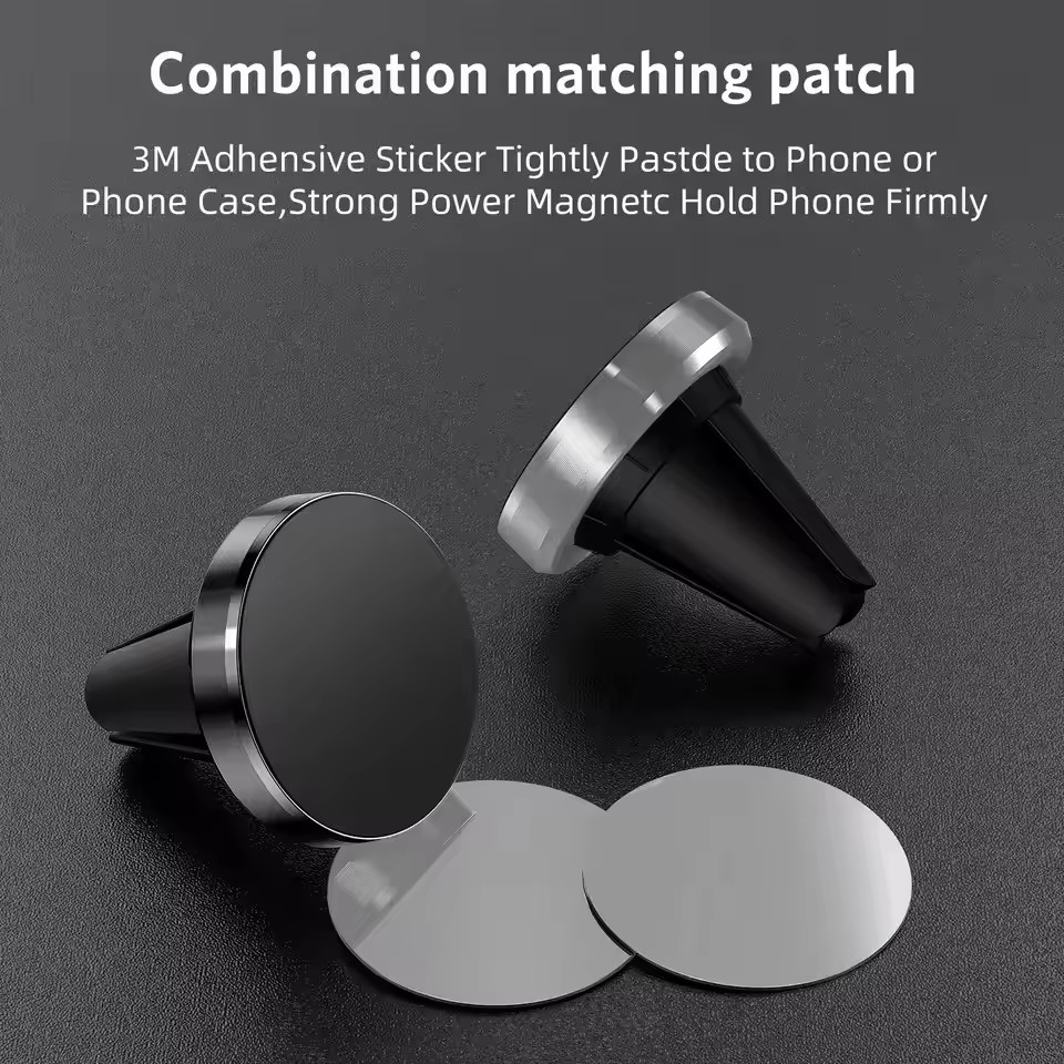 エアコン吹き出し口用マグネット式スマホホルダー、車載ホルダー - Magnetic Phone Holder For Car Vent のレビューと価格