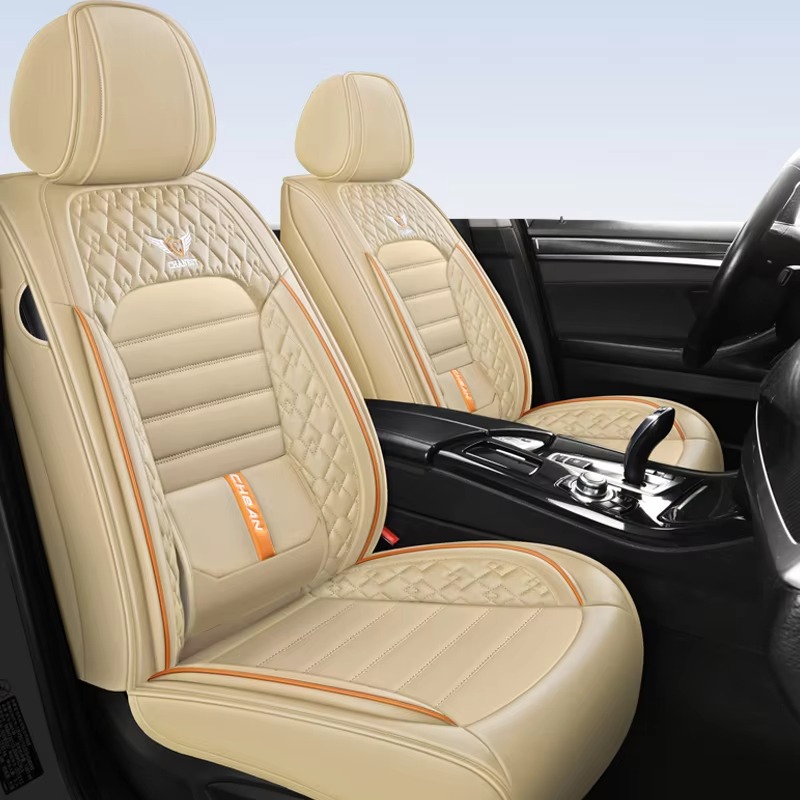 高級PUレザー製カーシートカバー フルセット ダイヤモンドキ - Leather Car Seat Covers Full Set Universal のレビューと価格