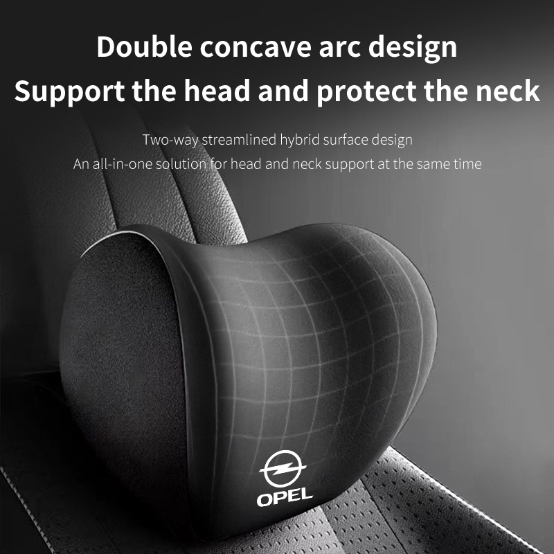 車のヘッドレストネックピローメモリーフォーム保護腰椎サポート - Memory Foam Car Neck Pillow Lumbar Support のレビューと価格
