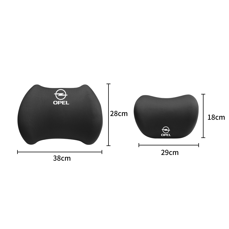 車のヘッドレストネックピローメモリーフォーム保護腰椎サポート - Memory Foam Car Neck Pillow Lumbar Support のレビューと価格