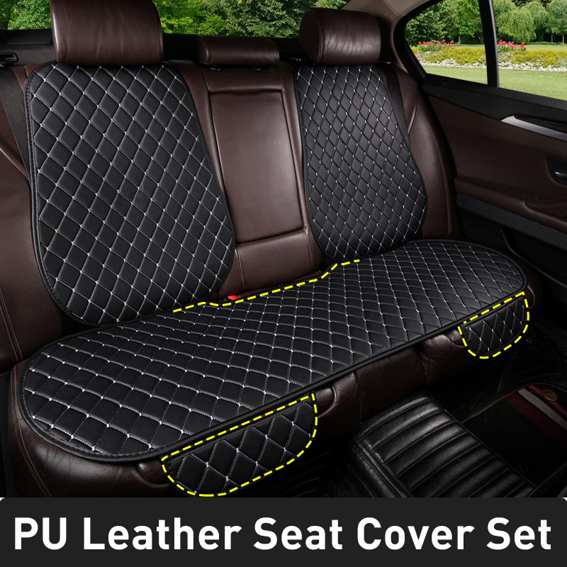 カーグル PUレザー製カーシートカバー フルセット 滑り止め - Leather Car Seat Covers Full Set Universal のレビューと価格