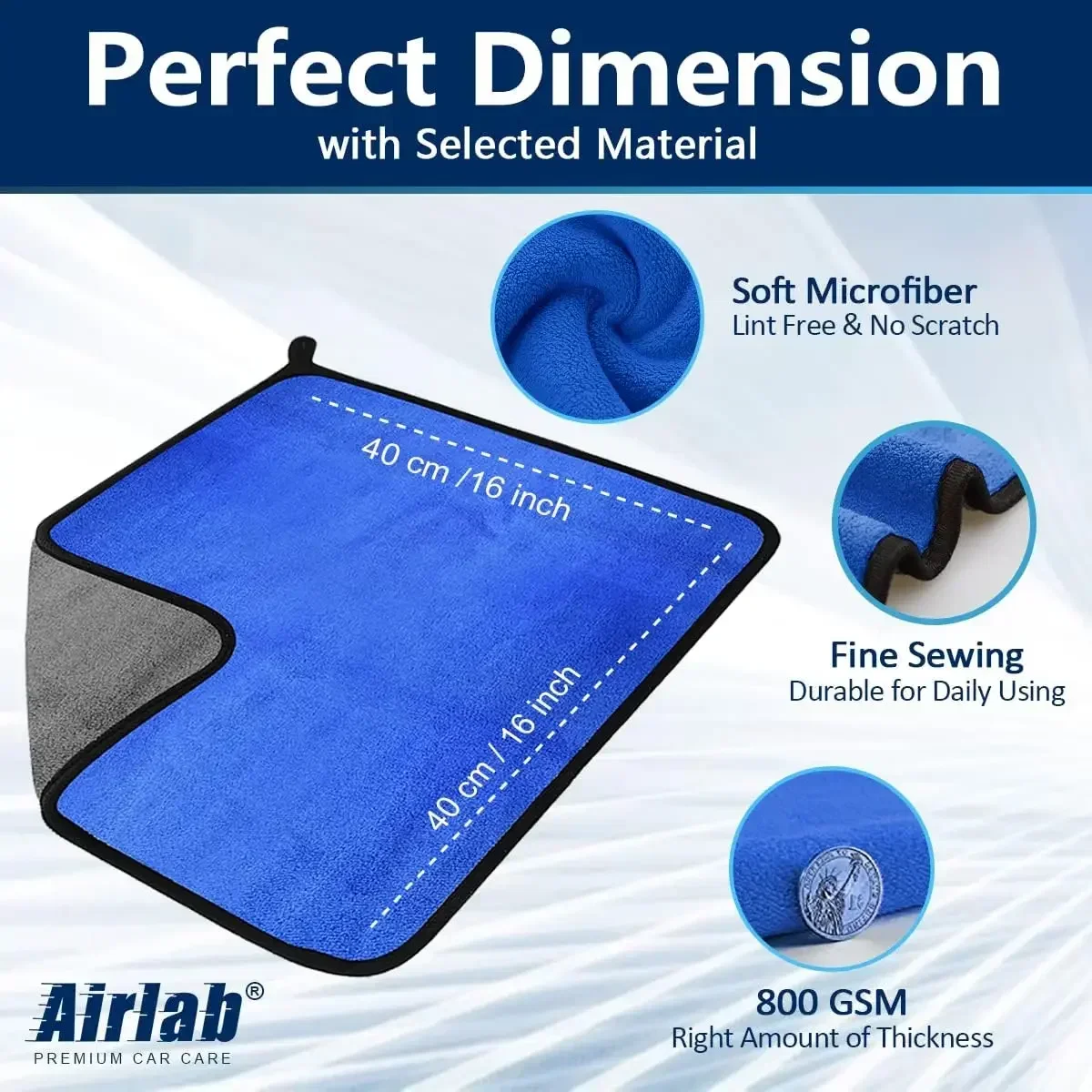 マイクロファイバークリーニングタオル 超ソフト 超吸収性 車 - Microfiber Car Drying Towel Super Absorbent のレビューと価格