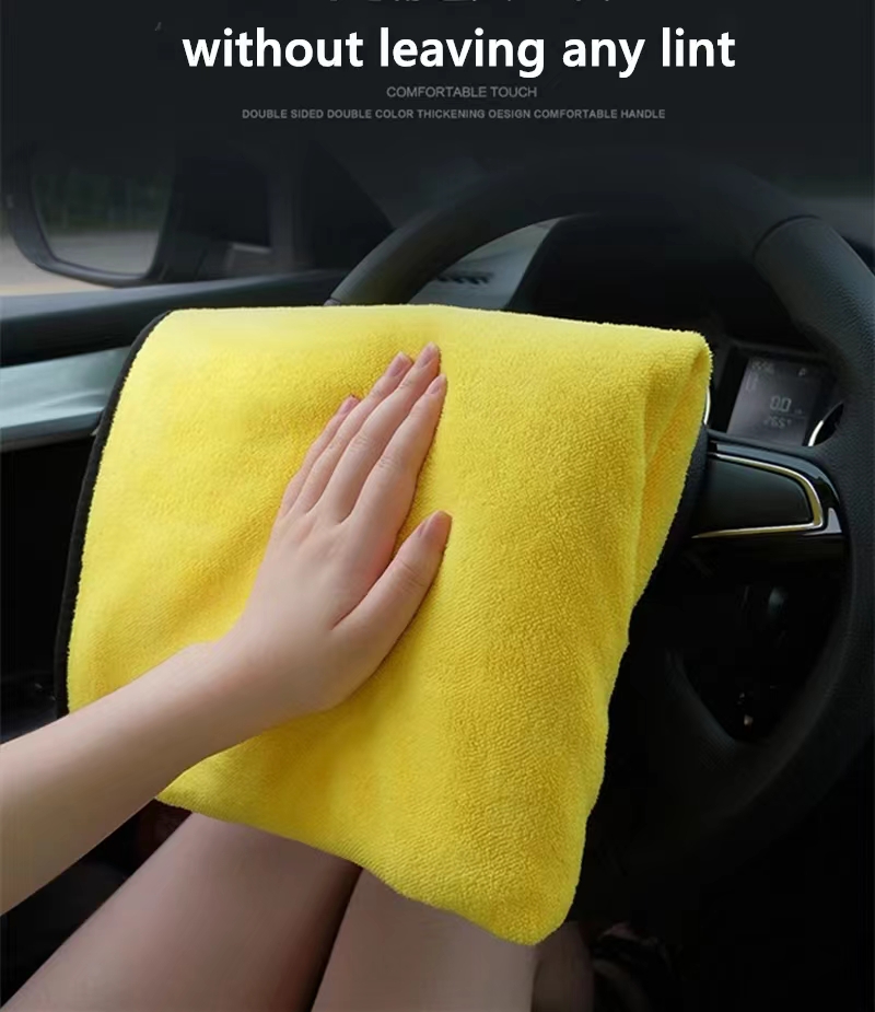 マイクロファイバークリーニングタオル超吸収性厚みのあるソフト - Microfiber Car Drying Towel Super Absorbent のレビューと価格