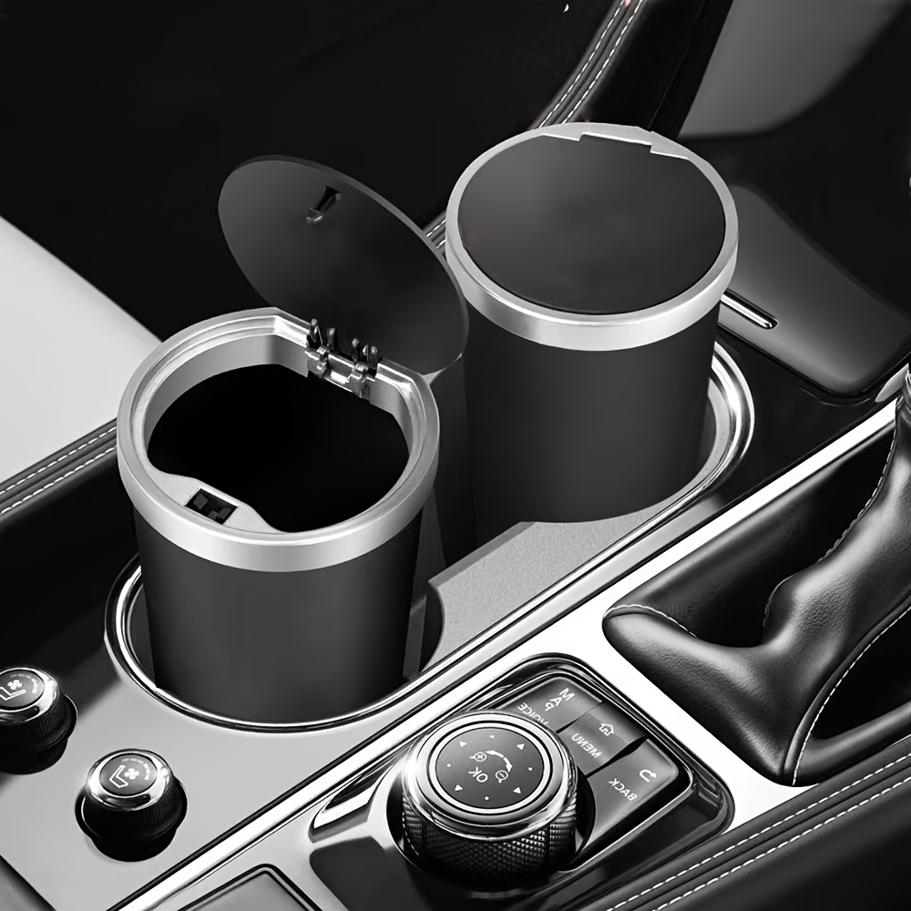 コンパクトで漏れ防止のミニカー用ゴミ箱、簡単に開閉できるポッ - Waterproof Car Trash Can With Lid のレビューと価格