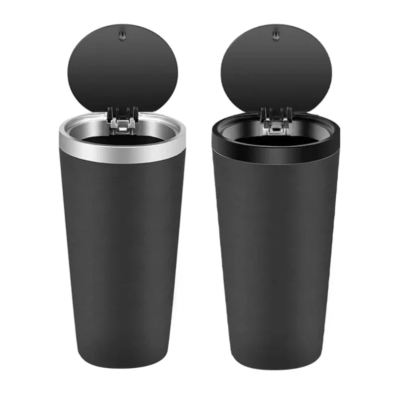 コンパクトで漏れ防止のミニカー用ゴミ箱、簡単に開閉できるポッ - Waterproof Car Trash Can With Lid のレビューと価格