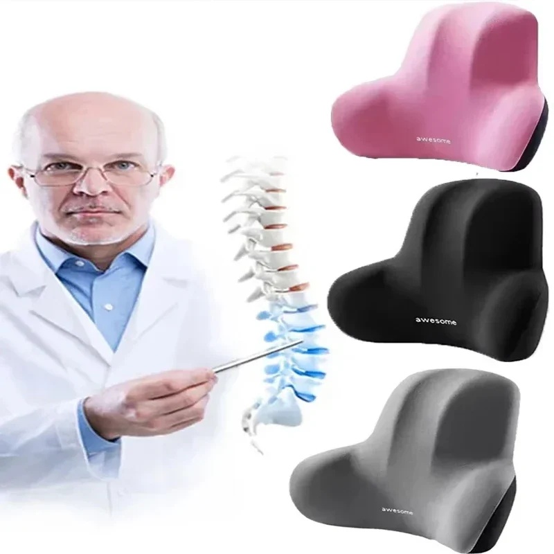 メモリーフォームヘッドレストランバーサポートセット 人間工学 - Memory Foam Car Neck Pillow Lumbar Support のレビューと価格
