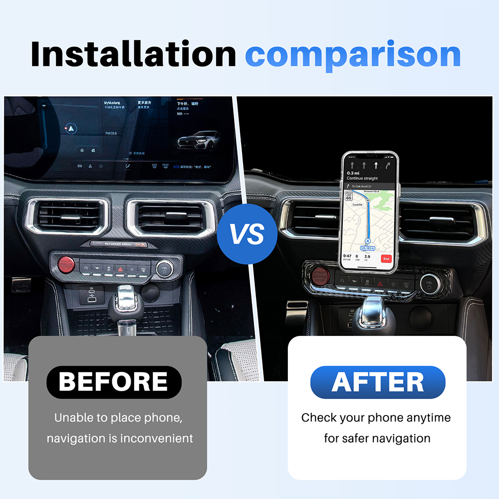 ABS 磁気式携帯電話ホルダー エアベントマウント フォード - Magnetic Phone Holder For Car Vent のレビューと価格