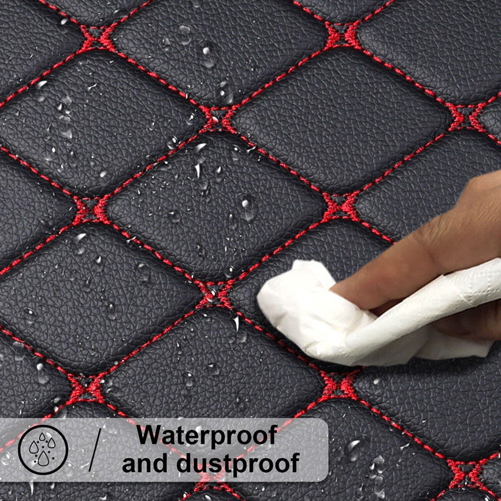 防水レザーカーフロアマット,ユニバーサル,カーインテリアアク - Car Floor Mats Universal Waterproof Leather のレビューと価格