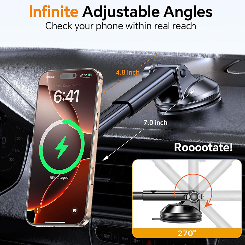 UYUXIO 15W急速充電対応 車載ホルダー 磁気ワイヤレ - Wireless Car Charger Mount Fast Charging のレビューと価格