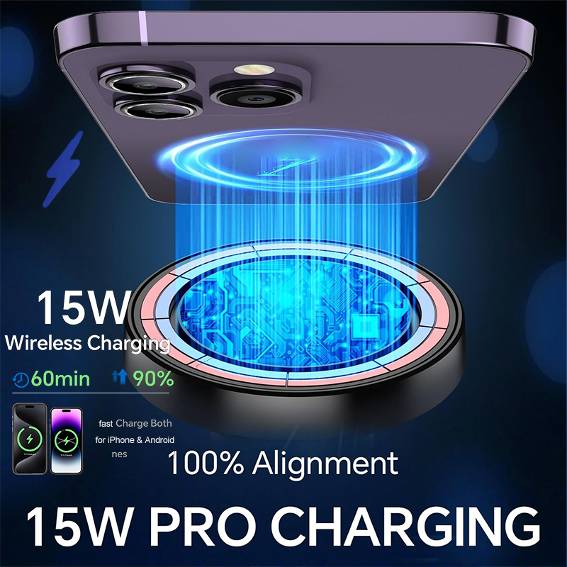 UYUXIO 15W急速充電対応 車載ホルダー 磁気ワイヤレ - Wireless Car Charger Mount Fast Charging のレビューと価格