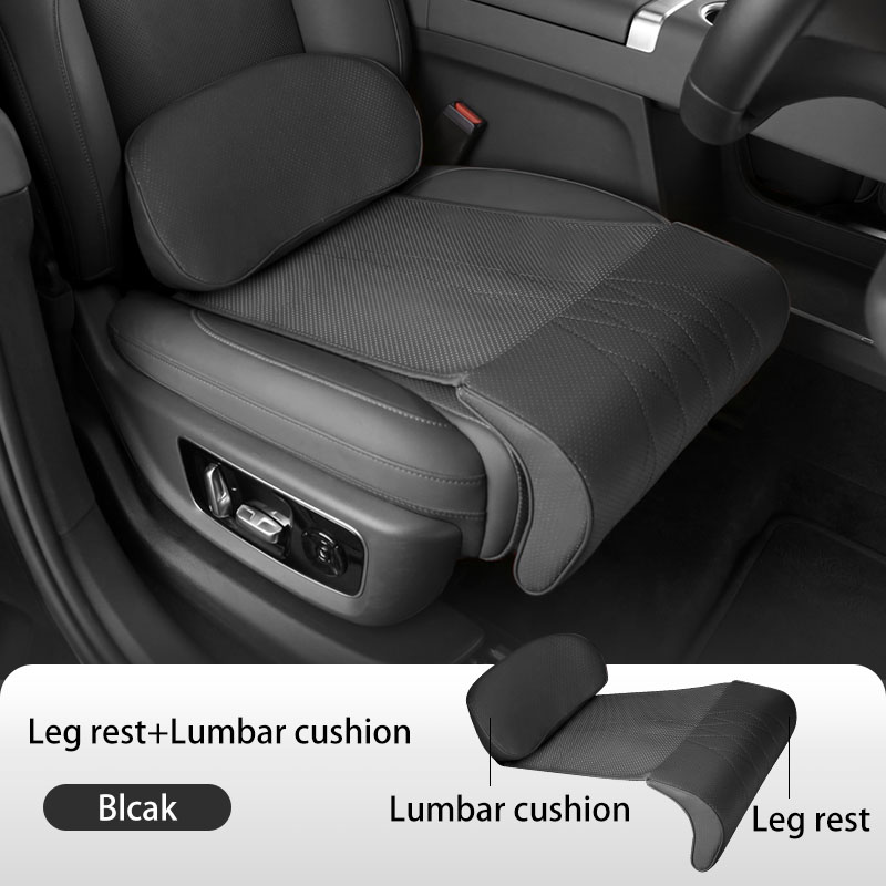 ナッパレザーレッグサポートエクステンションシートカバーメモリ - Memory Foam Car Neck Pillow Lumbar Support のレビューと価格