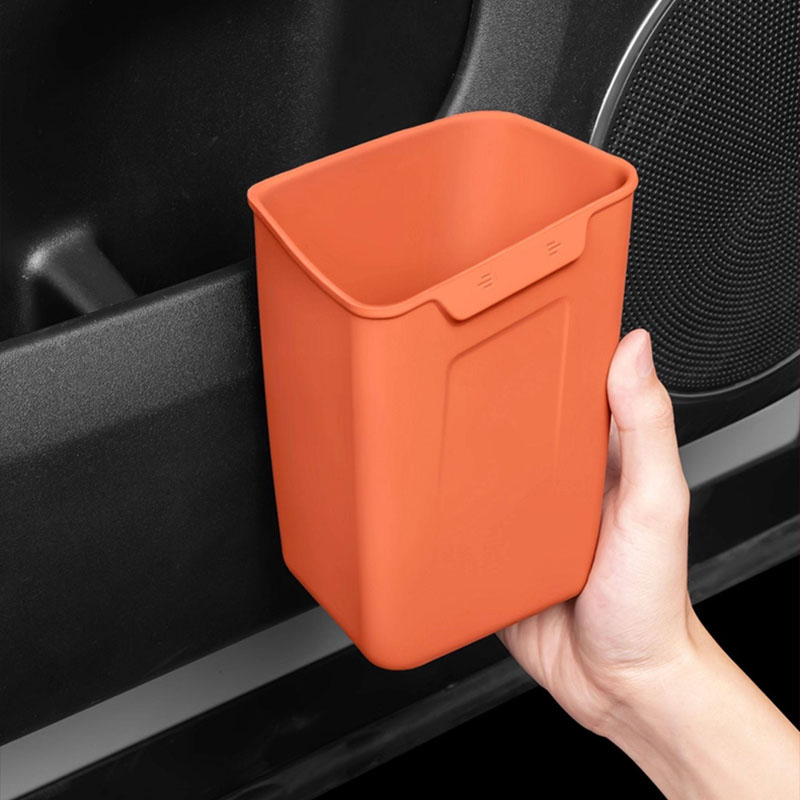 ユニバーサルカースマホンホルダー付きゴミ箱 ミニゴミ箱 シリ - Waterproof Car Trash Can With Lid のレビューと価格