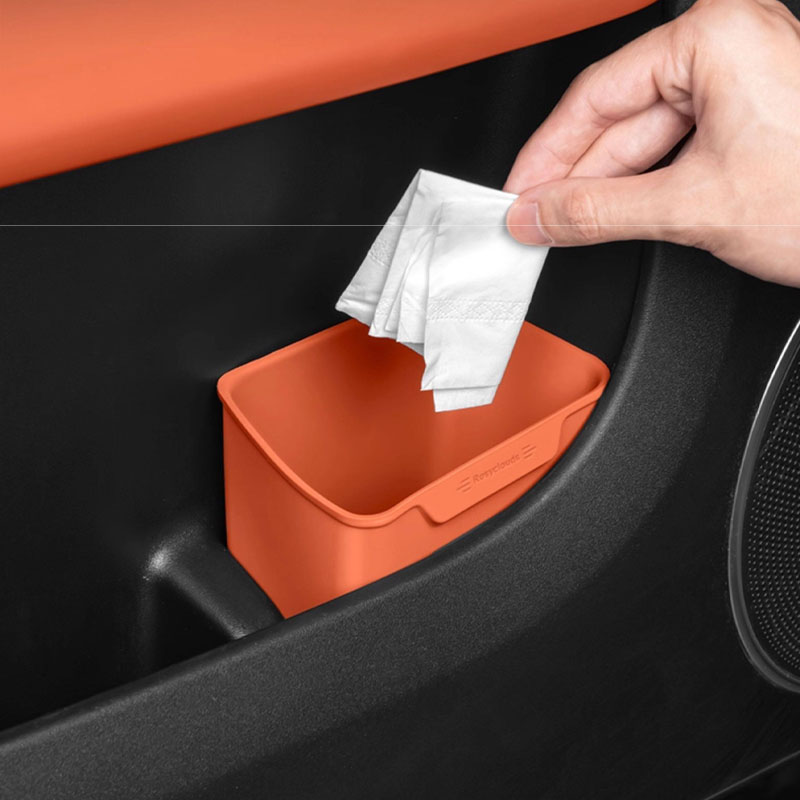 ユニバーサルカースマホンホルダー付きゴミ箱 ミニゴミ箱 シリ - Waterproof Car Trash Can With Lid のレビューと価格