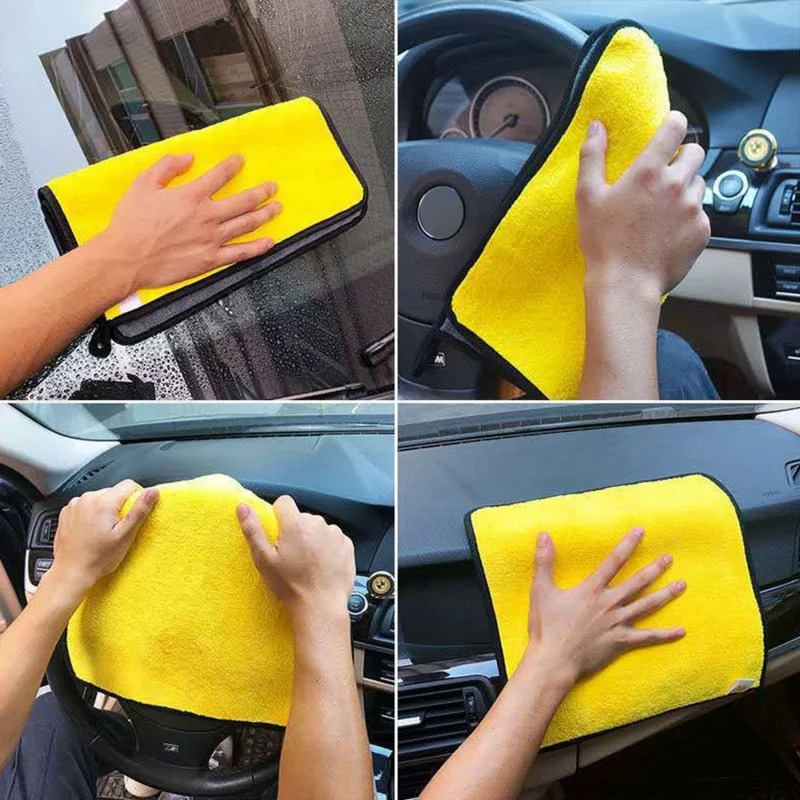 1-20 個厚手のマイクロファイバークロス両面クリーニングタ - Microfiber Car Drying Towel Super Absorbent のレビューと価格