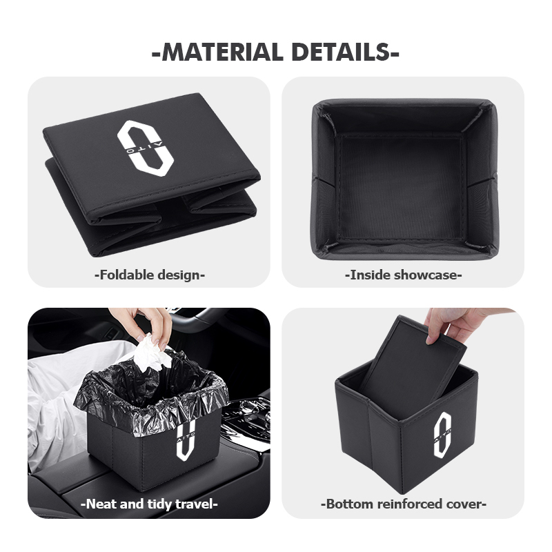 車のゴミ箱折りたたみ式ゴミ防水オーガナイザーバッグ Aito - Waterproof Car Trash Can With Lid のレビューと価格