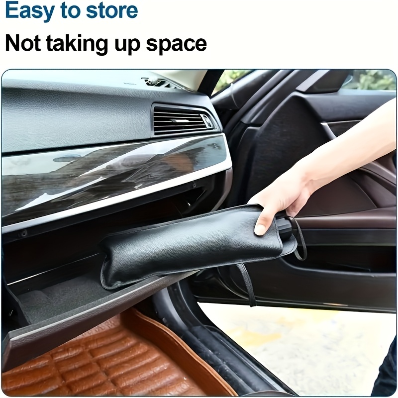 1個入り 車用フロントガラスサンシェード ユニバーサル傘型  - Car Sunshade Windshield Umbrella Foldable のレビューと価格