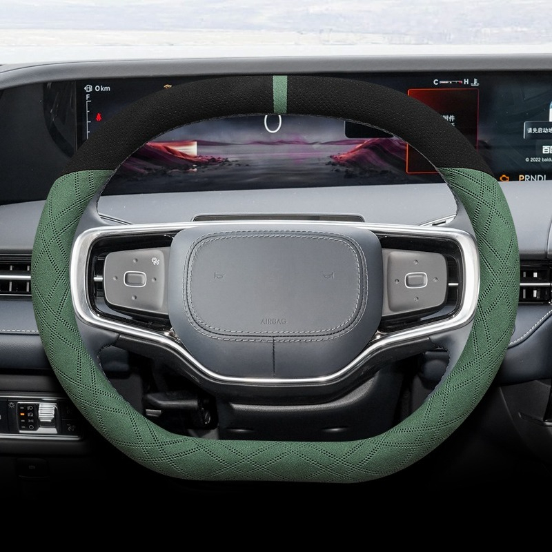 リンカーン ナウティラス 2021-2025 ナッパレザー  - Car Steering Wheel Cover Anti Slip Breathable のレビューと価格