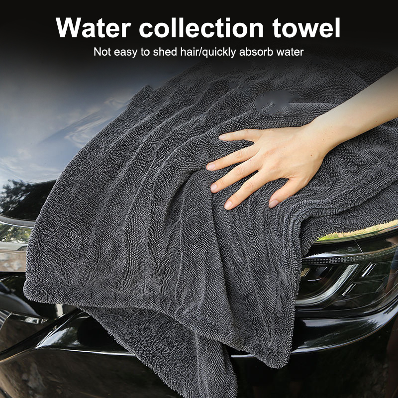 マイクロファイバー乾燥タオル ツイストパイル 両面 1200 - Microfiber Car Drying Towel Super Absorbent のレビューと価格