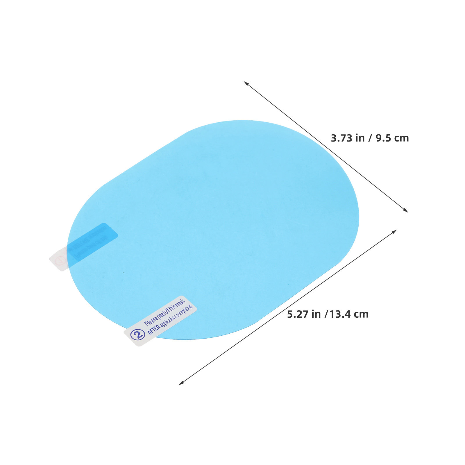 20枚入り 車用バックミラー保護フィルム 防水 撥水 防雨  - Anti Glare Car Rearview Mirror Film のレビューと価格