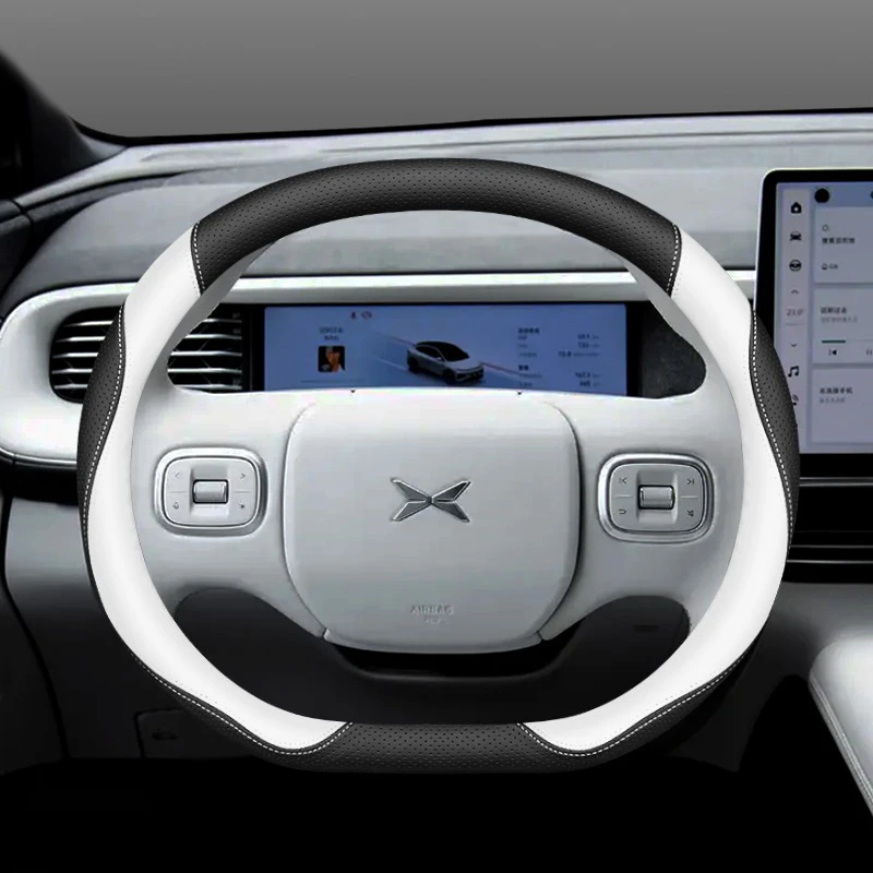 車のステアリングホイールカバーラップホルダー Xpeng G - Car Steering Wheel Cover Anti Slip Breathable のレビューと価格