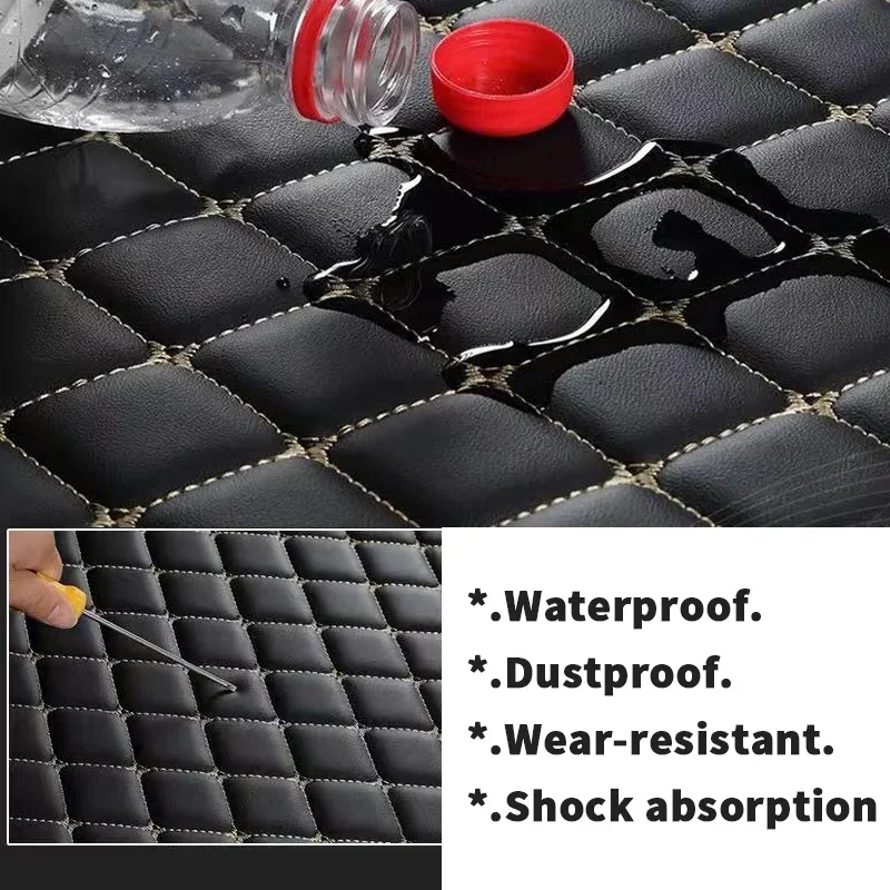 革車のフロアマットジープリバティチェロキー KK 2008  - Car Floor Mats Universal Waterproof Leather のレビューと価格