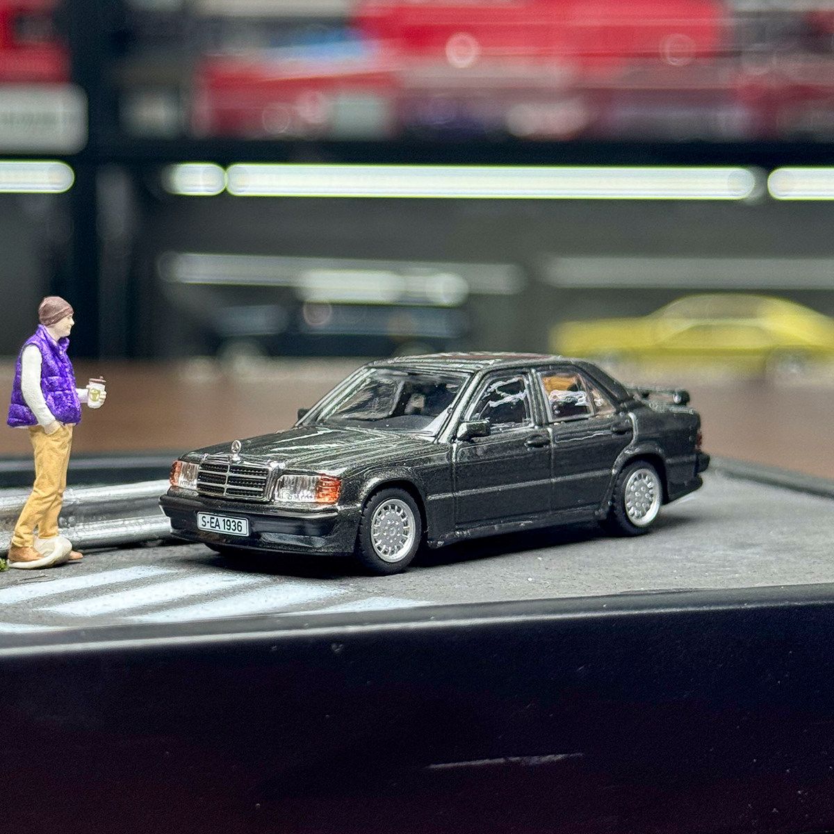 TWダイキャスト1/64スケール メルセデスベンツ190 E - Car Care のレビューと価格