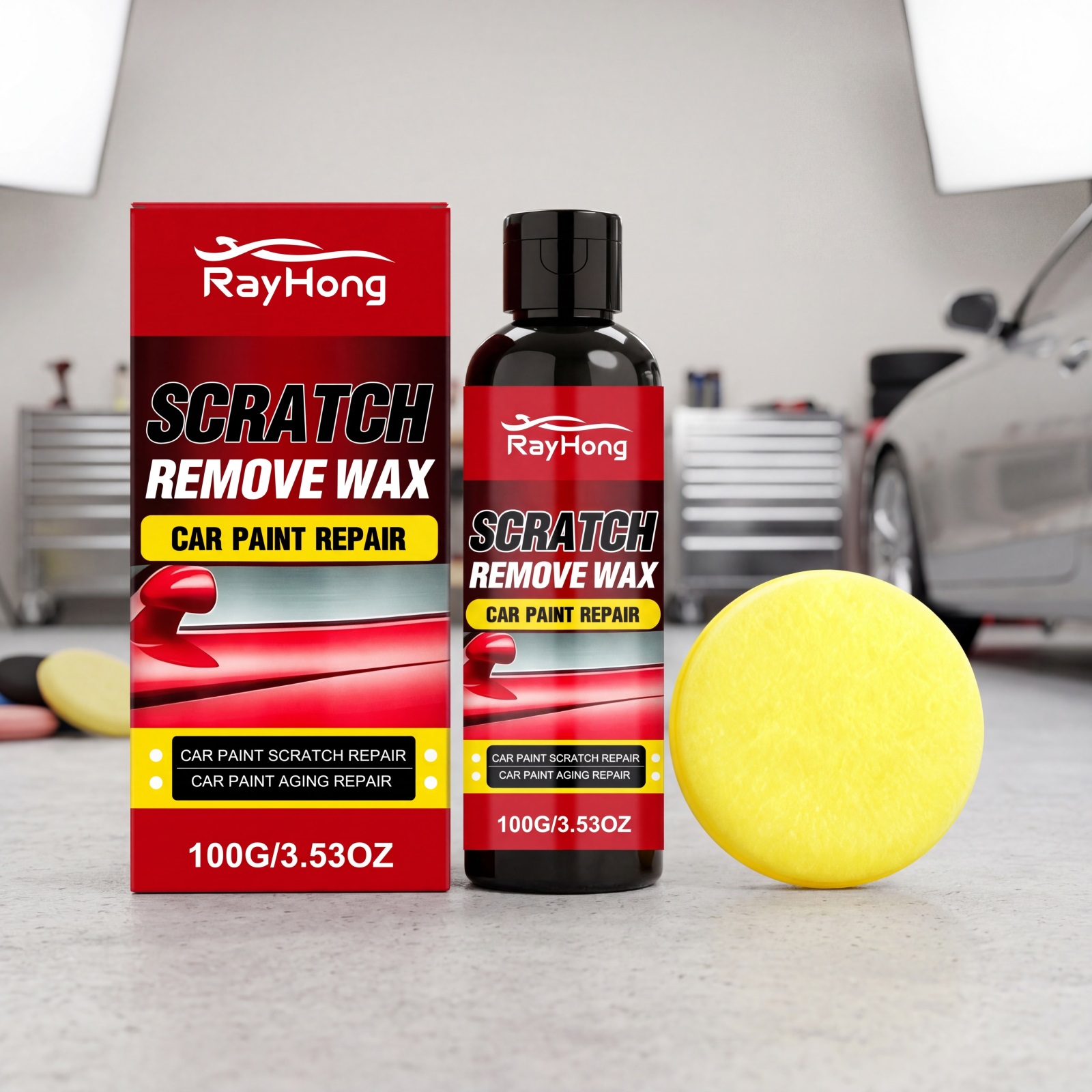 車の傷補修ペースト、渦巻き傷除去、塗料メンテナンス、修復、滑 - Car Scratch Repair Polishing Wax Paste のレビューと価格