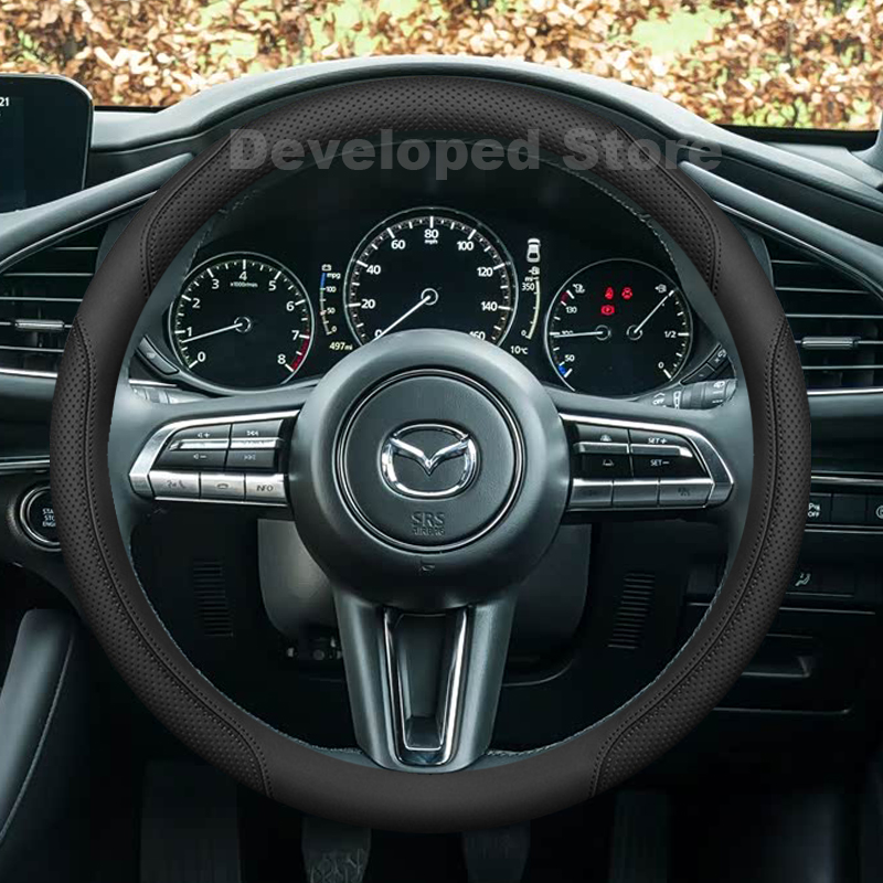マツダ3 アクセラ BP マツダ3 スカイアクティブX AW - Car Steering Wheel Cover Anti Slip Breathable のレビューと価格