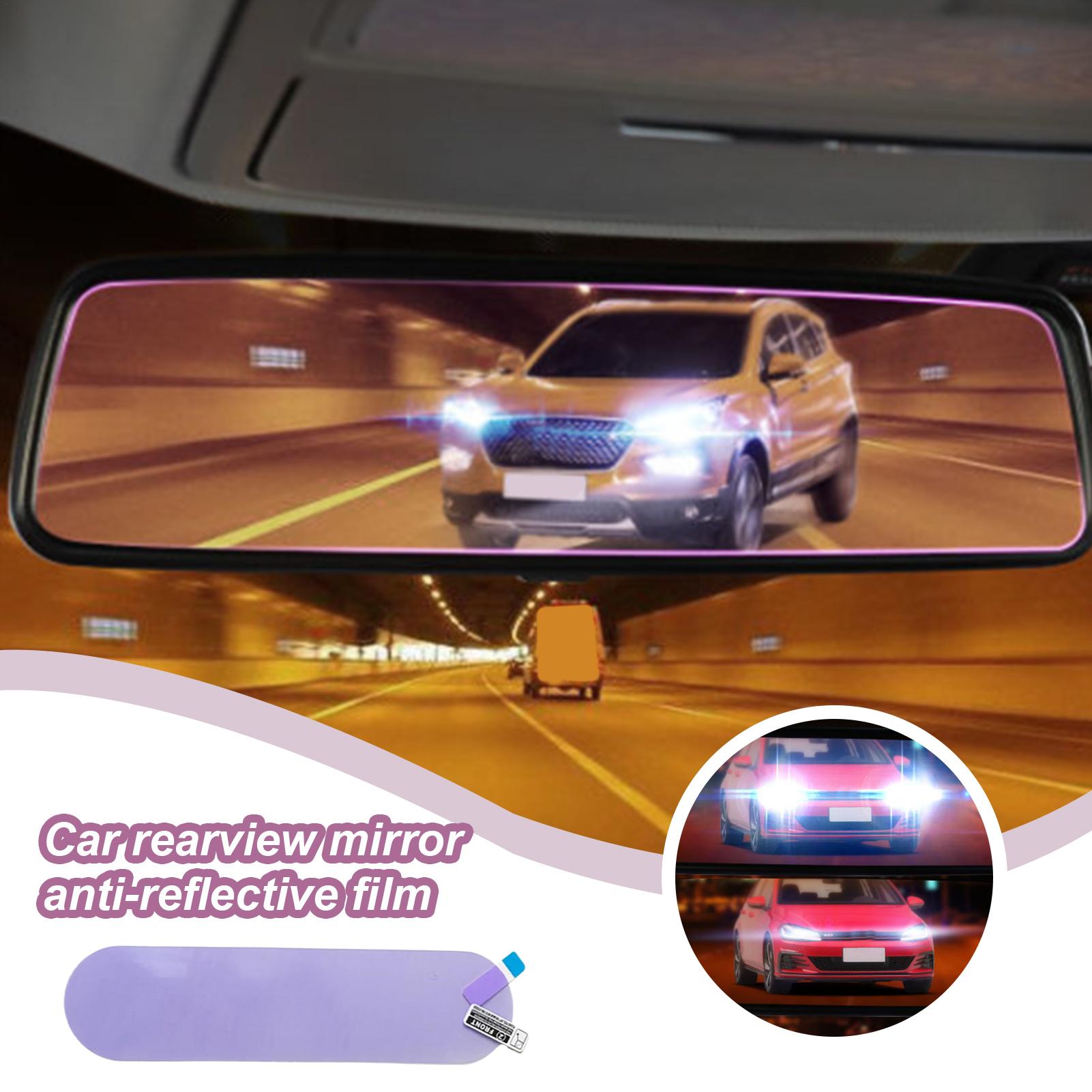 車内バックミラー用アンチグレアフィルム 車用反射フィルム ク - Anti Glare Car Rearview Mirror Film のレビューと価格